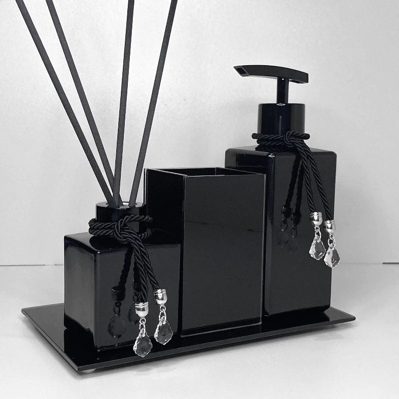 Kit Lavabo Preto Luxo - PShop