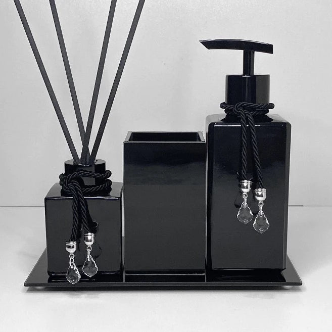 Kit Lavabo Preto Luxo - PShop