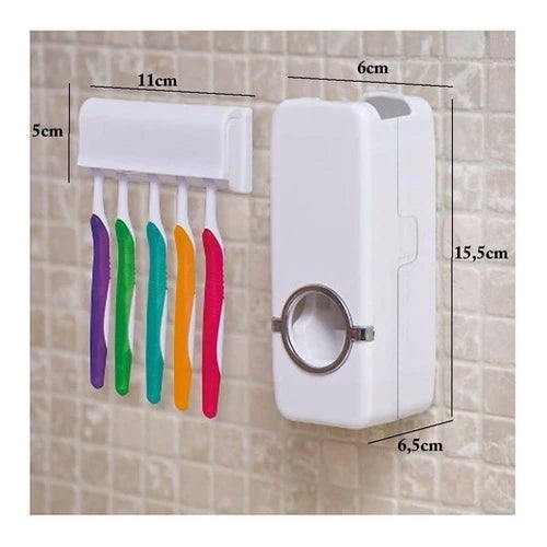 Suporte Escova Dispenser Pasta De Dente - PShop