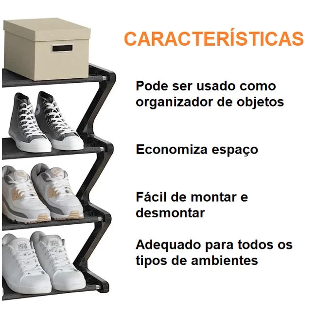 Sapateira Z Desmontável 8 Pares - PShop