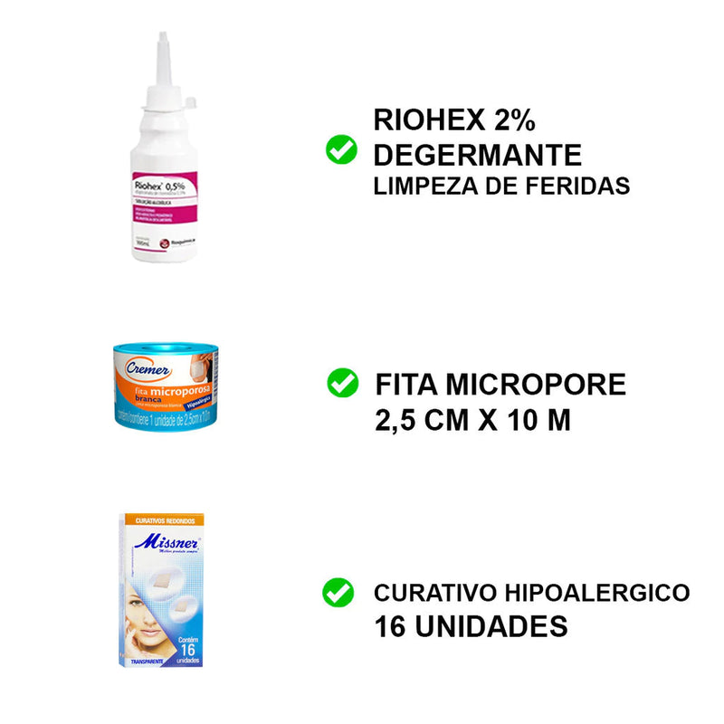 Kit Primeiros Socorros Completo - PShop