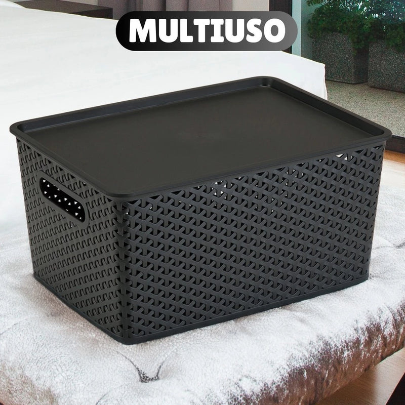 Cesto Organizador Rattan 4L - PShop